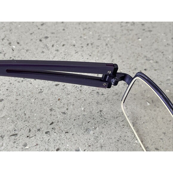 Roots Eyewear PLM CEN 51-18-135 Plum Purple Half Rim Eyeglasses Frames ONLY - Picture 8 of 8